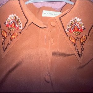 Etro peach shirt size 46